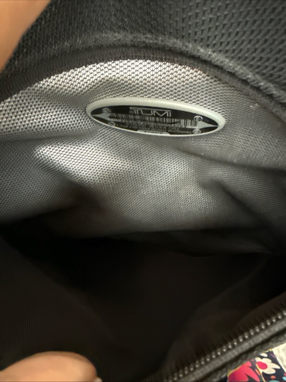 Tumi Black Nylon Messenger Crossbody - Picture 6 of 10